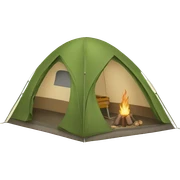 Camping sticker