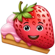 strawberry-icecream sticker