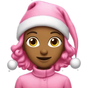 Pink Christmas  sticker