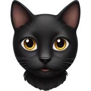 Black Cat  sticker