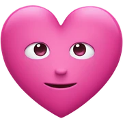 Pink heart sticker