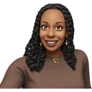 dark-skinned girl with earrings sticker