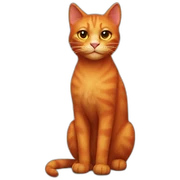 red cat sticker