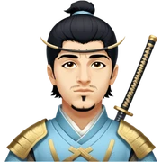 Elegant Samurai sticker