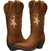 cowboy boots sticker