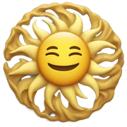 Sun sticker