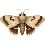 Death moth sticker