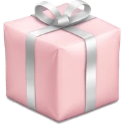 light pink package sticker