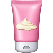 Esthetic pink tube cream sticker