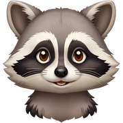 coquette raccoon  sticker