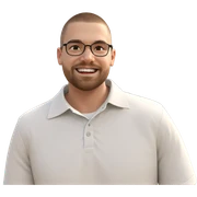 smiling boy in white shirt sticker