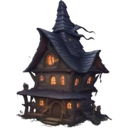 mystical witch house sticker