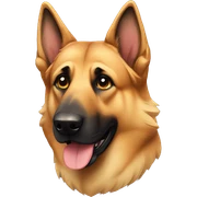 german shepard sticker