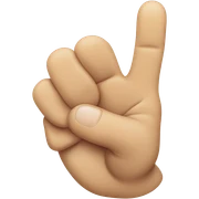 Hand gesture sticker