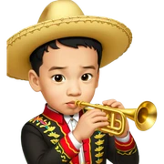 Mariachi Trumpet Player sticker