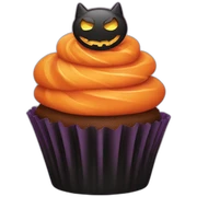 Happy Halloween cupcake sticker