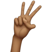 gang sign sticker