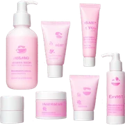 skincare set pink and white  sticker