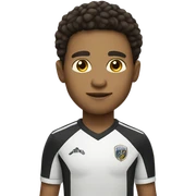 A lightskin soccer player sticker
