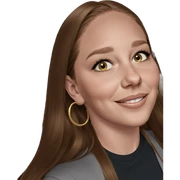 smiling girl with long hair sticker