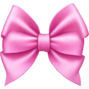 Pink bow sticker