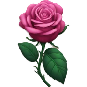 Blooming rose on arm sticker