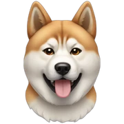 akita inu sticker