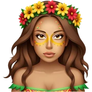 Flower-Crowned Dancer sticker