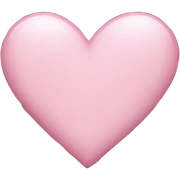 Light pink heart sticker