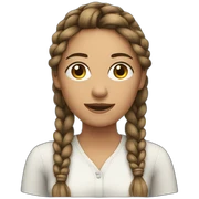 Braids woman call sticker