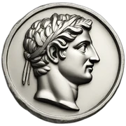 Greek coin sticker