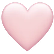 Light pink heart  sticker