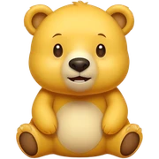 Yellow bear
 sticker