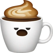Coffee sticker