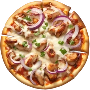 Chicken pizza sticker