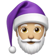 Merry Christmas purple  sticker