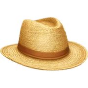 Straw hat sticker