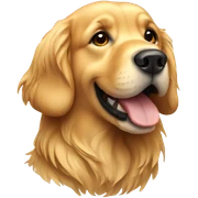 Golden retriever  sticker