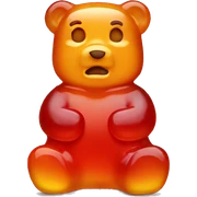 Gummy bear sticker