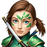 Emerald Samurai sticker