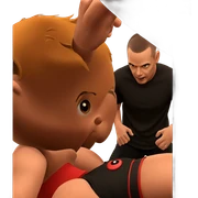 boys in playful attire sticker