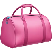 Pink gym bag  sticker