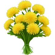 Bouquet of dandelions  sticker