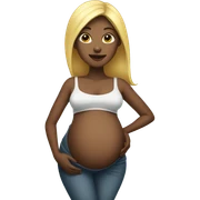 Pregnant sticker