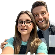 cheerful outdoor selfie moment sticker