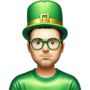 Sparkling Leprechaun sticker