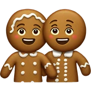 Gingerbread couple sticker