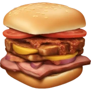 bbq sandwich  sticker