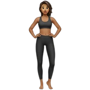 fit girl in leggins sticker