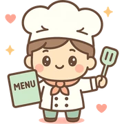 restaurant owner, kawaii chibi anime style, flat pastel colors, thick outlines, simple cute features sticker